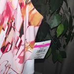 Donna Karan  Sleeveless V Neck top with Front Knot NWT Size Medium Photo 4