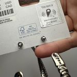 Urban Outfitters  Large Silver Tone Hoop Pierced Earrings NWT $17 Photo 4