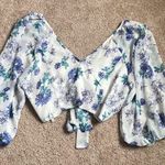 Yumi Kim NWOT  Summer Love Front Tie Cropped Blouse. Size Small Photo 6