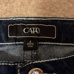 Cato bejeweled denim Bermuda shorts size 8 Photo 4