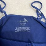 Free People Intimately by  Ribbed Blue Adjustable Strap V-neck Top/Tank Size XS Photo 1