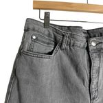 Karl Lagerfeld Gray High Rise Straight Leg Denim Jeans Size 14 Photo 3