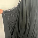 ZARA High Neck Sleeveless Black Maxi Lace Dress Size Medium Photo 11