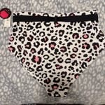 No Boundaries NWT  pink black cheetah belted swim bottoms, size L Photo 3