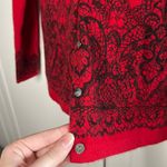 Charter Club  100% Cashmere Lace Print Cardigan Photo 2