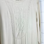 Souk Indigo Cairo Embroidered Maxi Dress Cream/Ivory NWT Size Small Photo 5
