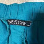 One 5 One  Size Medium Blue Pleated High Rise Shorts NWT Y2K Business Casual Chic Photo 5