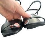 BP . Larrissa Sandal Heel Black Faux Leather Size 7 Photo 4