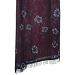 Vintage 90s Candy Rocket Floral Fringe Mini Dress Black Size XS Photo 5