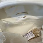 Understated Leather NWT‎  Women's Crescent Clutch Handbag Vegan Leather - White Photo 3