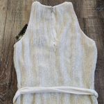 Retrofete Tilly Belted Sequin Chiffon Maxi Dress White Size XS NWT Sleeveless Photo 6