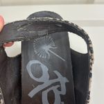 Anthropologie OTBT Sz 8 Mary Jane Suede Malibu Brookline Shoes Leopard Wedge Brown Photo 4