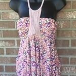 Free People Boho Printed Halter Top Medium Photo 3