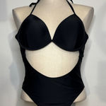 Black Halter Cutout Swimsuit One piece swimsuit Photo 0