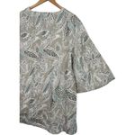 Bryn Walker  Top Womens Large Tan Paisley Linen Lightweight Beach Cottage Boho Photo 8
