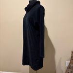 J.Jill Pure Jill corded velour Black cowl neck dress size S Photo 3