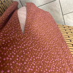 No Boundaries  Orange Floral Maxi Dress Size Small Photo 4