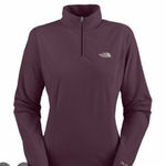 The North Face Women's brown TKA 100 Quarter-Zip Top size small Photo 0