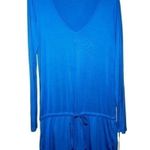 Michael Lauren Women’s Size M Marine Blue Nelson Long Sleeve One Piece Romper Photo 1