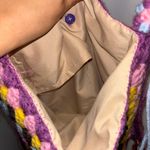 Handmade Handcrafted Granny Square Crochet Fringe Bag Photo 3