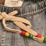 One Teaspoon  Revolve Denim Drawstring Montana Shabbies Light Wash XS Photo 7