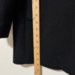 J.Crew  Wool Cocoon City Pea Coat Size 6 Black J6140 Photo 9