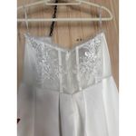 Lulus NWT Eternal Gratitude White Floral Embroidered Strapless Maxi Dress Sz L Photo 7