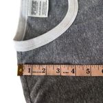PINK - Victoria's Secret PINK Victoria’’s Secret Heather Grey Ringer Crop Top Oversizedo XS Photo 8