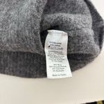 Everlane Wool Blend Yak Ribbed Full Coverage Crop Tank Top Gray L Photo 3