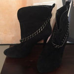 Black booties, used. Needs new heel plate. Black Size 7.5 Photo 0