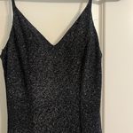Midnight blue sparkle prom dress Medium Black Photo 1