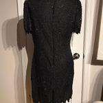 Laurence Kazar Vintage Beaded Midi Dress Embellished Photo 1