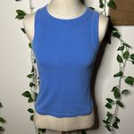 Old Navy Snug Crop Hi Neck Sapphire Sky Photo 1