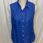 Tommy Bahama 60 Small Petite Sea Glass Breezer Hawaiian Blue 100% Linen Shirt Photo 0