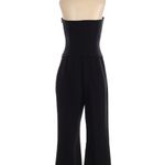 ZARA Strapless Black Jumpsuit Photo 2