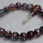 Source Unknown Fun Funky Colorful Splash Beaded Stretch Handmade Bracelet Photo 0