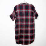 Madewell | Courier Flannel Shirt Sleeve Shirtdress in Rollins Plaid Sz. XS 90’s Photo 5
