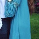 Entro Teal Long Sleeve Dress Photo 0