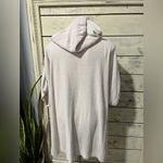 Barefoot Dreams  Cream Cozy Chic Ultra Lite Short Sleeve Zip Up Hoodie Size Small Photo 5