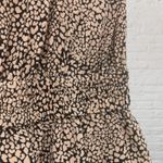 Robert Rodriguez  100% Silk Romper 2 Animal Print Black Pink Shorts Photo 10