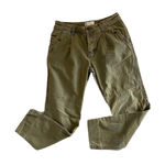 Free People  Women’s Low‎ Rise Green Jeans Pants Size 26 Photo 0