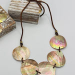 Cookie Lee Vintage  Shell Disc Necklace Set Photo 0