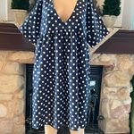 Pretty Little Thing Navy Polka Dots Dress 12 Photo 1