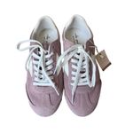Mila Paoli Made In Italy Genuine Leather Upper Dusty Pink Sneakers Size 7.5 Photo 2