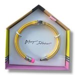 Betsey Johnson Back to School Pencil Bangle YELLOW NEW EDITION IN BOX Photo 0