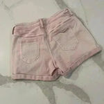 Universal Threads Universal Thread High Rise Midi Jean Denim Short Pink 5-Pocket Women’s Size 8/29 Photo 3