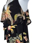 White House | Black Market Floral Tiered Ric Rac Trim Strappy Cami Tank EUC Small Photo 5