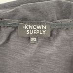 Known Supply Allegra Tank Top Blouse Black Size 3X Sleeveless‎ Top Photo 6