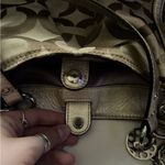 Coach  Signature Canvas Large Alexandra Tote Shoulder Bag Photo 10