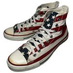 Converse  Chuck Taylor All Star Women’s Size 10 USA Stars & Stripes Hi Sneakers Photo 0